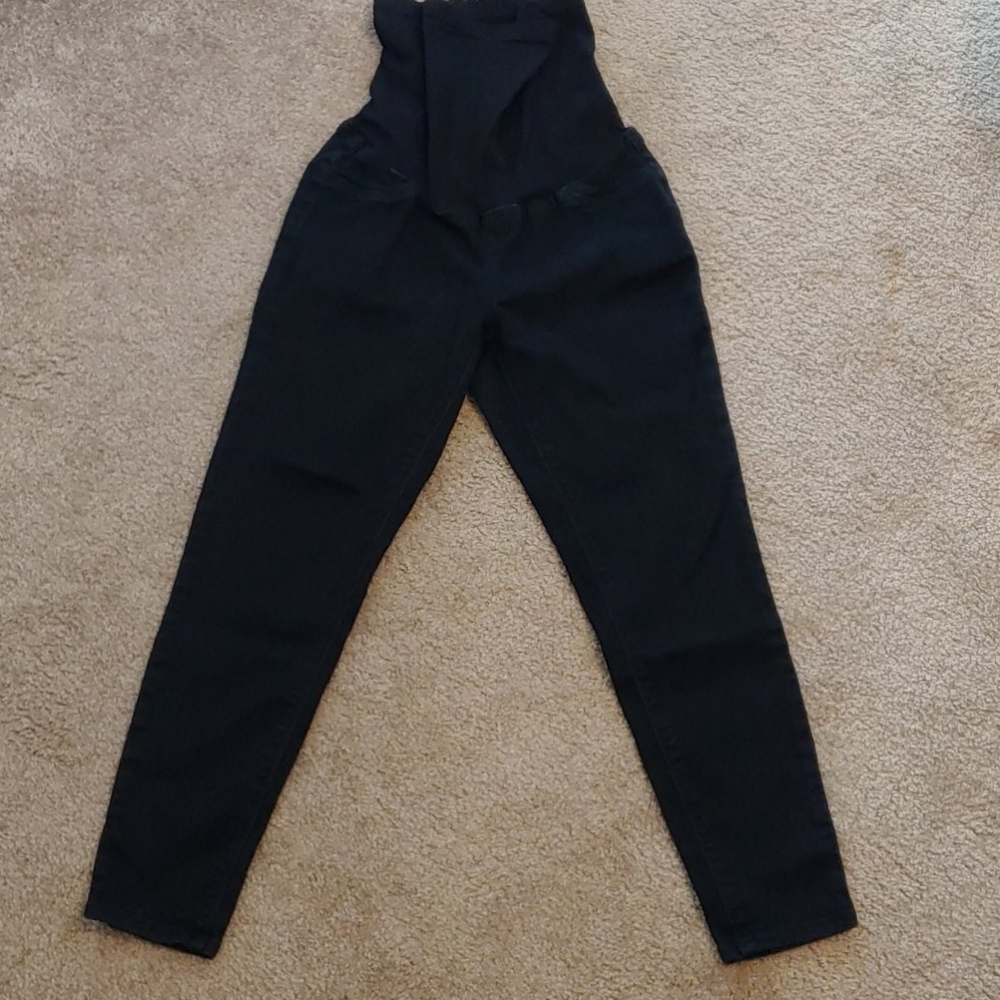 Black maternity skinny jean